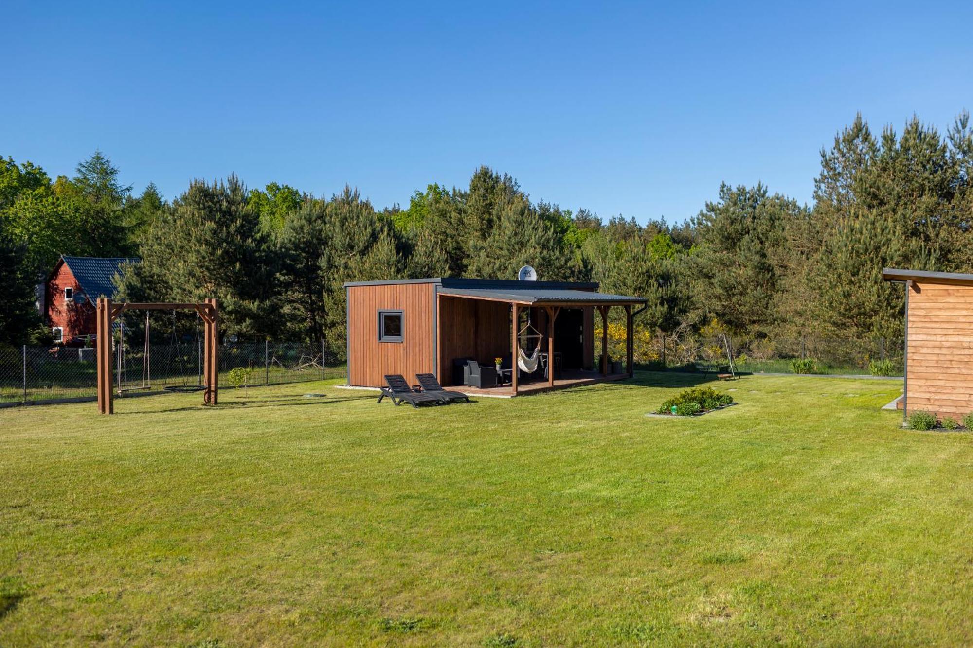 Westfalowachatka Domek Z Jacuzzi Sasino Exterior photo